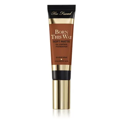 Too Faced Born This Way Soft Matte Foundation mattító make-up árnyalat Chestnut 30 ml