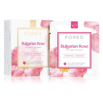 FOREO UFO™ Bulgarian Rose hidratáló maszk 6 x 6 g