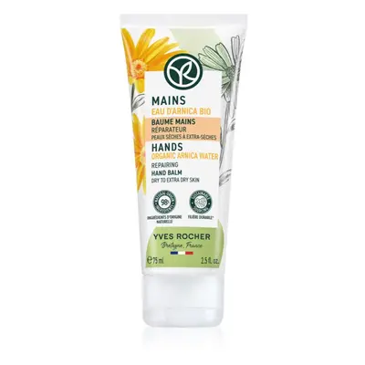 Yves Rocher Mains regeneráló balzsam a kézre Organic Arnica Water 75 ml