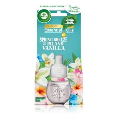 Air Wick Spring Fresh Spring Breeze & Island Vanilla elektromos légfrissítő utántöltő 19 ml