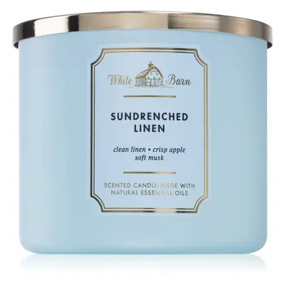 Bath & Body Works Sundrenched Linen illatgyertya 411 g