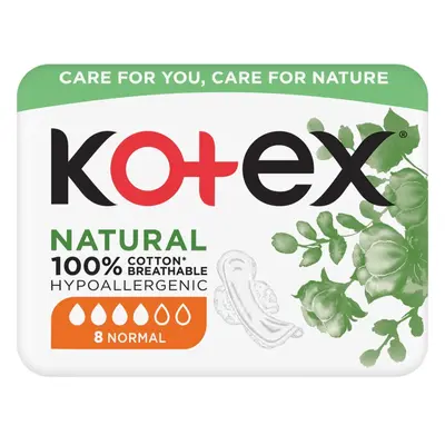 Kotex Natural Normal egészségügyi betétek 8 db