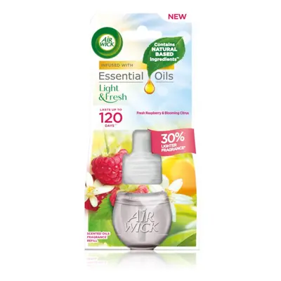 Air Wick Light & Fresh Fresh Raspberry & Blooming Citrus Aroma diffúzor töltet 19 ml