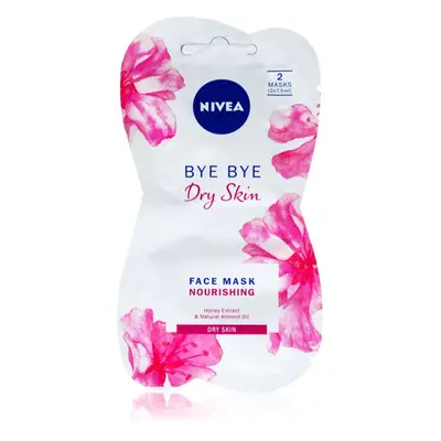 Nivea Bye Bye Dry Skin tápláló mézes maszk 2x7.5 ml