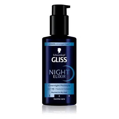 Schwarzkopf Gliss Night Elixir öblítést nem igénylő elixír száraz hajra 100 ml