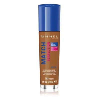 Rimmel Match Perfection folyékony make-up SPF 20 árnyalat 503 Mocha 30 ml