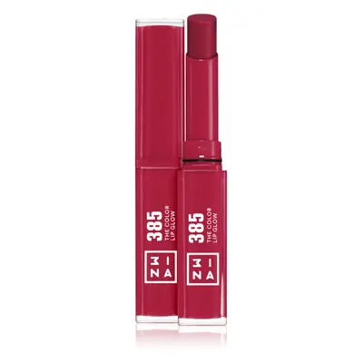 3INA The Color Lip Glow hidratáló rúzs fénnyel árnyalat 385 - Wild, berry pink 1,6 g