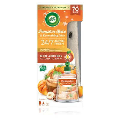 Air Wick Active Fresh Pumpkin Spice & Everything Nice automata légfrissítő utántöltővel 228 ml