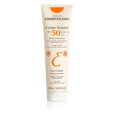 Embryolisse Sun Protection vizálló napozó krém SPF 50 100 ml