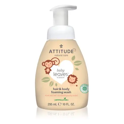 Attitude Baby Leaves Pear Nectar tisztító hab 2 az 1-ben gyermekeknek 295 ml