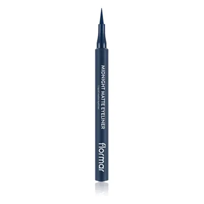 flormar Midnight Matte Eyeliner széles applikátorú szemhéjtus matt hatással árnyalat 03 Dark Blu