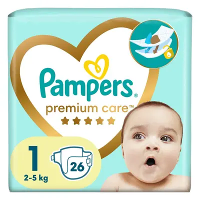 Pampers Premium Care Size 1 eldobható pelenkák 2-5 kg 26 db