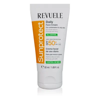 Revuele Sunprotect Oil Control ápoló arckrém zsíros bőrre SPF 50+ 50 ml