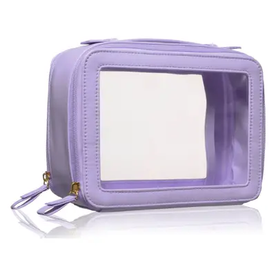 BrushArt Accessories Transparent make-up case kozmetikai doboz Lilac 1 db