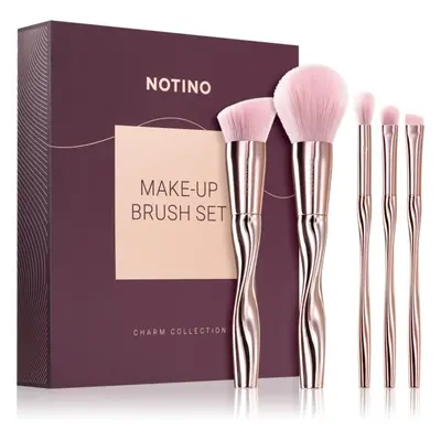 Notino Charm Collection Make-up brush set ecset szett Pink