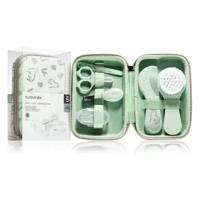 Suavinex Tigers Baby Care Essentials Set babaápoló szett Green 1 db