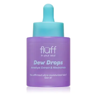 Fluff Dew Drops hidratáló szérum niacinamiddal Amethyst Extract 30 ml