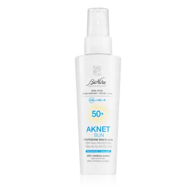 BioNike Aknet Sun ápoló arckrém az aknés bőrre SPF 50+ 50 ml