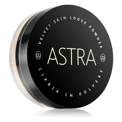 Astra Make-up Velvet Skin bőrvilágosító könnyed és természetes hatású púder árnyalat 02 Porcelai