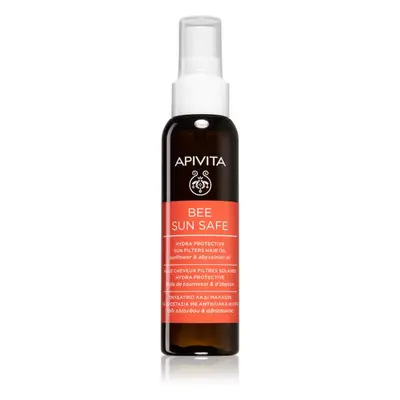 Apivita Bee Sun Safe Hair Oil hidratáló olaj nap által károsult haj 100 ml