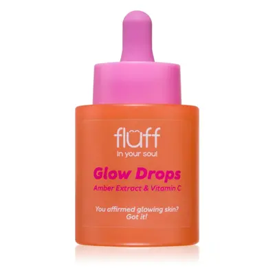 Fluff Glow Drops élénkítő szérum C vitamin Amber Extract 30 ml