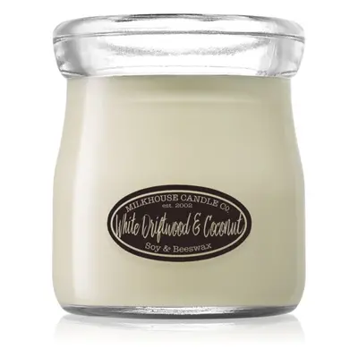 Milkhouse Candle Co. Creamery White Driftwood & Coconut illatgyertya Cream Jar 142 g