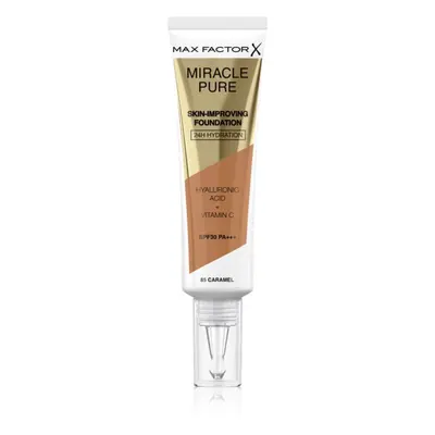 Max Factor Miracle Pure Skin tartós alapozó SPF 30 árnyalat 85 Caramel 30 ml