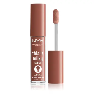 NYX Professional Makeup This is Milky Gloss Milkshakes hidratáló ajakfény illatosított árnyalat 