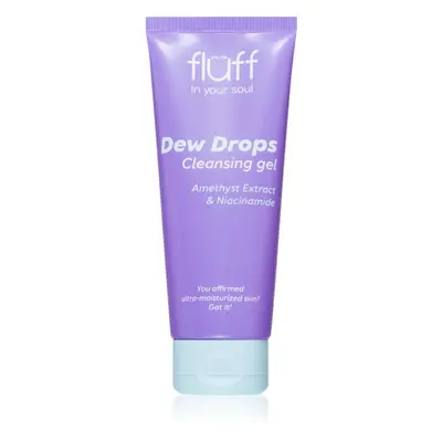 Fluff Dew Drops tisztító gél az arcbőrre niacinamiddal 100 ml