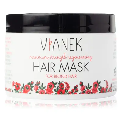 Vianek Maximum Strenght Regenerating mélyen regeneráló maszk szőke hajra 150 ml