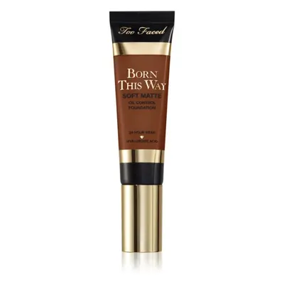 Too Faced Born This Way Soft Matte Foundation mattító make-up árnyalat Spiced Rum 30 ml