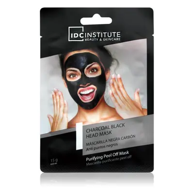 IDC Institute Charcoal Blackhead Mask mitesszerek elleni, lehúzható aktív szén maszk 15 g