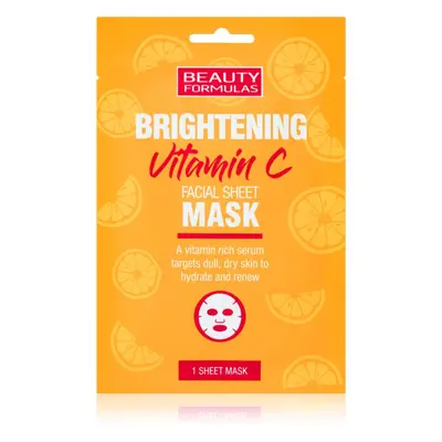 Beauty Formulas Vitamin C fehérítő gézmaszk C vitamin 1 db