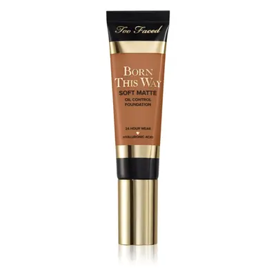 Too Faced Born This Way Soft Matte Foundation mattító make-up árnyalat Caramel 30 ml