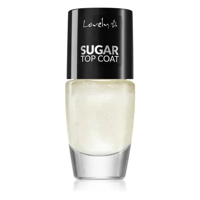 Lovely Sugar fedő körömlakk csillámporral 8 ml