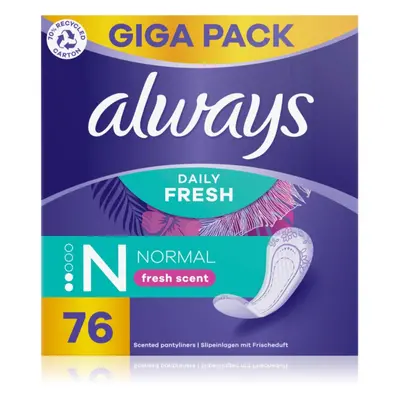 Always Daily Fresh Normal tisztasági betétek illatosított 76 db