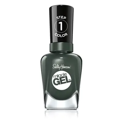 Sally Hansen Miracle Gel™ géles körömlakk UV/LED lámpa használata nélkül árnyalat 762 Leaf Me Be