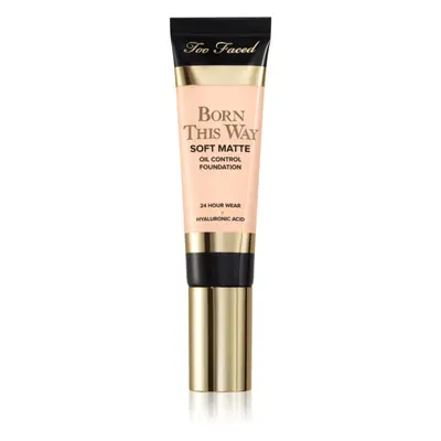 Too Faced Born This Way Soft Matte Foundation mattító make-up árnyalat Snow 30 ml