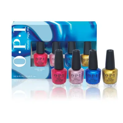 OPI Metalic Mega Mix Nail Lacquer ajándékszett körmökre