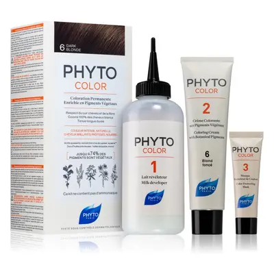 Phyto Color hajfesték ammónia nélkül árnyalat 6 Dark Blonde 1 db