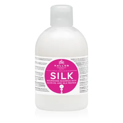 Kallos KJMN Professional Silk selymesen finom sampon száraz és érzékeny hajra 1000 ml