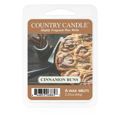 Country Candle Cinnamon Buns illatos viasz aromalámpába 64 g