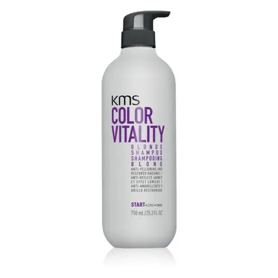 KMS Color Vitality Blonde Shampoo hidratáló sampon szőke hajra 750 ml