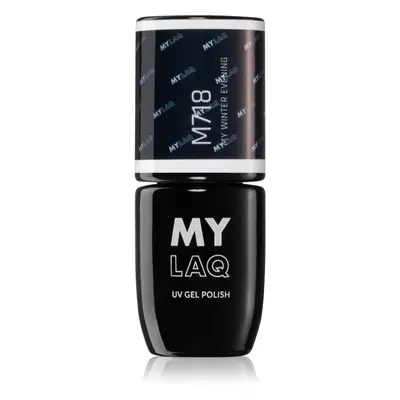 MYLAQ UV Gel Polish géles körömlakk árnyalat My Winter Evening 5 ml