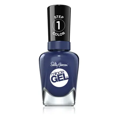 Sally Hansen Miracle Gel™ géles körömlakk UV/LED lámpa használata nélkül árnyalat 445 Midnight M