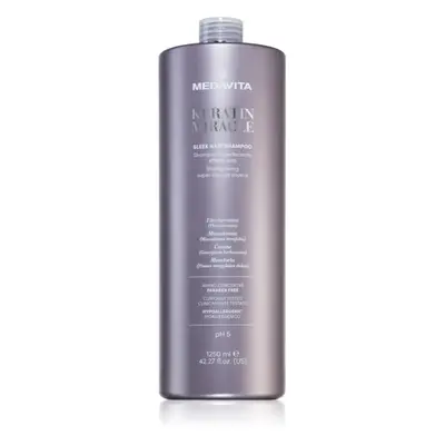 Medavita Keratin Miracle Sleek Hair Shampoo kisimító sampon 1250 ml