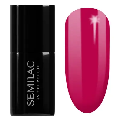 Semilac UV Hybrid Tropical Drinks géles körömlakk árnyalat 103 Elegant Raspberry 7 ml