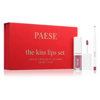 Paese The Kiss Lips Set Lovely Pink ajándékszett árnyalat 03 Lovely Pink