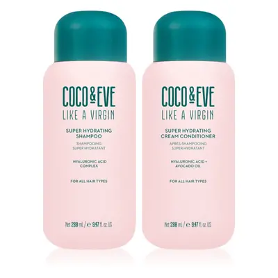 Coco & Eve Like A Virgin Super Hydration Kit szett (a hidratálásért és a fényért)