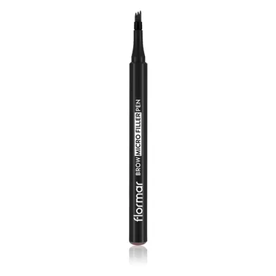 flormar Brow Micro Filler Pen szemöldök fixáló árnyalat 002 Medium Brown 1.1 ml